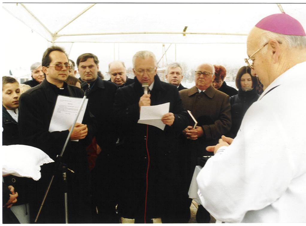 Blagoslov kamena temeljca 5.12.1998. 