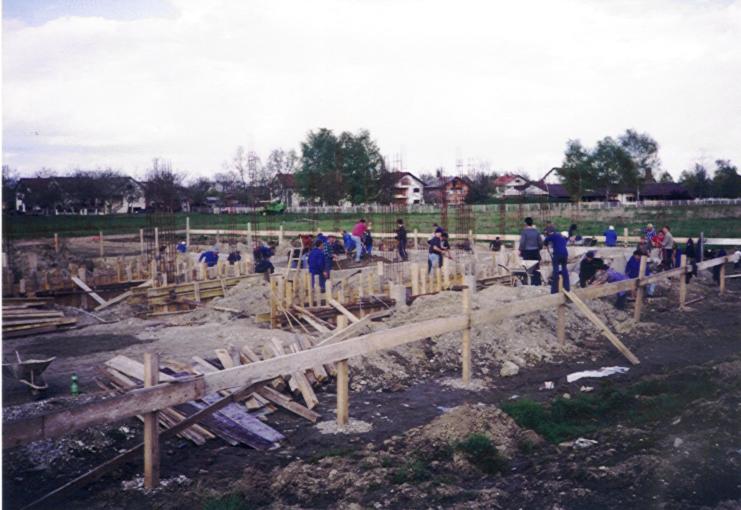 Gradnja pastoralnog centra 1999.